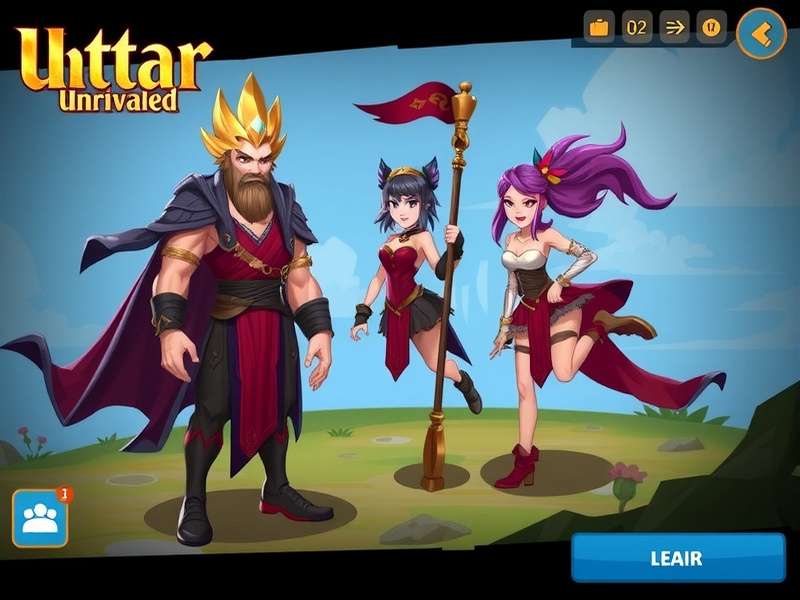 Uttar Unrivaled Kingdom Building Interface